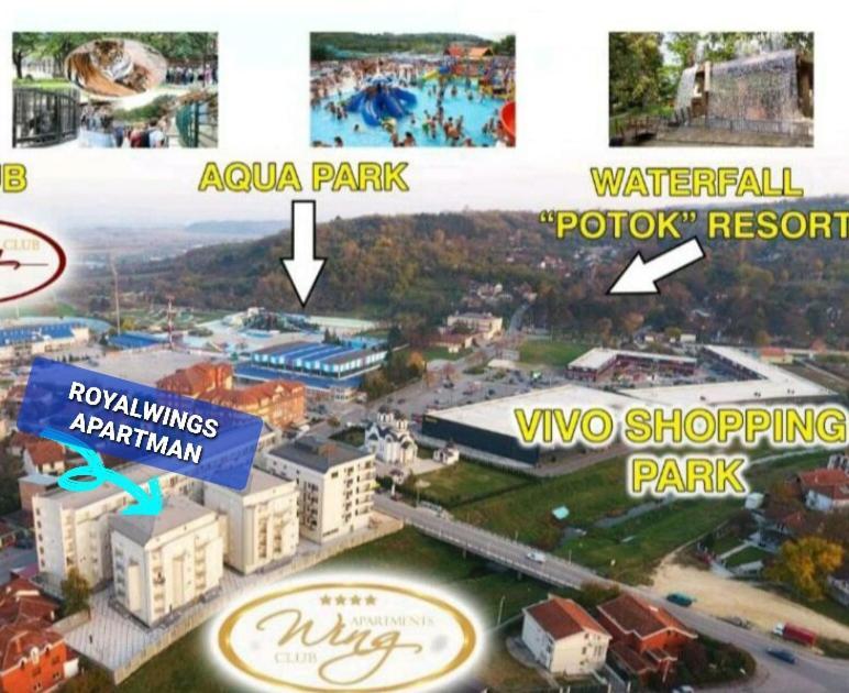 Royalwings Apartman Jagodina Bagian luar foto